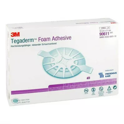 TEGADERM Vaahtomuoviliima FK 10x11 cm ovaali 90611, 10 kpl TEGADERM Vaahtomuoviliima FK 10x11 cm ovaali 90611, 10 kpl