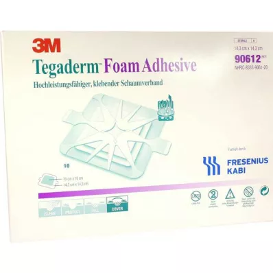TEGADERM Vaahtomuoviliima FK 14,3x14,3 cm 90612, 10 kpl TEGADERM Vaahtomuoviliima FK 14,3x14,3 cm 90612, 10 kpl