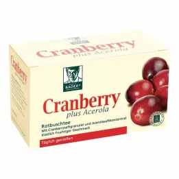 CRANBERRY ACEROLA Baders-suodatinpussi, 20 kpl