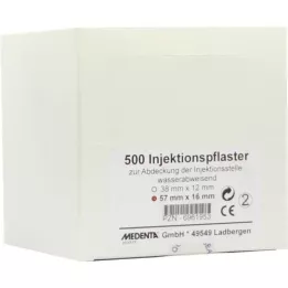 INJEKTIONSPFLASTER 16x57 mm, 500 kpl