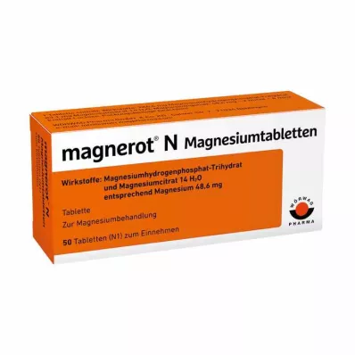 MAGNEROT N Magnesiumtabletit, 50 kpl