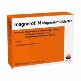 MAGNEROT N Magnesiumtabletit, 100 kpl