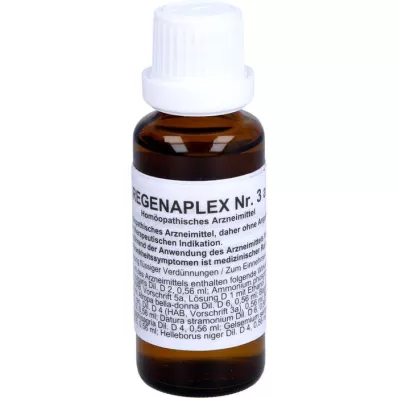 REGENAPLEX nro 3 a tippaa, 30 ml