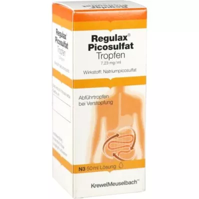 REGULAX Pikosulfaattitippoja, 50 ml