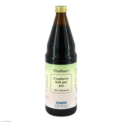CRANBERRY SAFT Pure Organic Vitality House, 750 ml CRANBERRY SAFT Pure Organic Vitality House, 750 ml