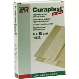 CURAPLAST Haavasidos herkkä 6x10 cm 1 m, 10 kpl