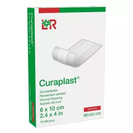 CURAPLAST Haavasidos herkkä 6x10 cm 1 m, 10 kpl