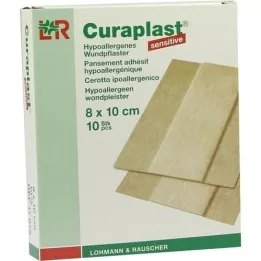 CURAPLAST Haavaside herkkä 8x10 cm 1 m, 10 kpl