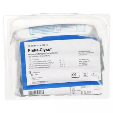 FREKA CLYSS Peräruiskeet, 10X120 ml