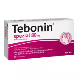 TEBONIN erityiset 80 mg kalvopäällysteiset tabletit, 60 kpl