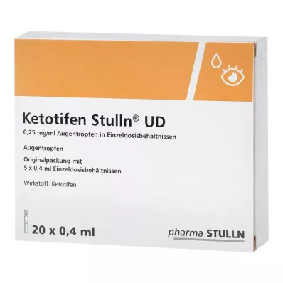 KETOTIFEN Stulln UD Silmätipat kerta-annospip., 20X0,4 ml
