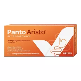 PANTO Aristo närästykseen 20 mg enteropäällysteiset tabletit, 7 kpl