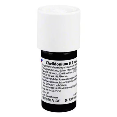 CHELIDONIUM D 1 Laimennus, 20 ml CHELIDONIUM D 1 Laimennus, 20 ml