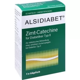 ALSIDIABET Cinnamon Catechins for Diab. type II Kapselit, 60 kpl