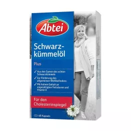 ABTEI Mustakuminaöljy Plus -kapselit, 48 kapselia