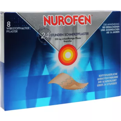 NUROFEN 24 tunnin kipulaastari 200 mg, 8 kpl