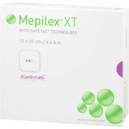 MEPILEX XT 10x10 cm vaahtomuovisidos, 5 kpl
