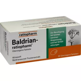 BALDRIAN-RATIOPHARM päällystetyt tabletit, 60 kpl