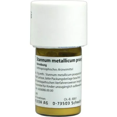 STANNUM METALLICUM praeparatum D 12 trituraatio, 20 g