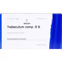 TRABECULUM comp.D 6 ampullia, 8 kpl