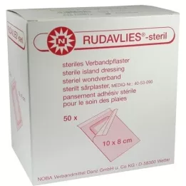 RUDAVLIES-steriili laastari 8x10 cm, 50 kpl