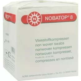 NOBATOP 8 kompressit 10x10 cm ei-steriilit, 100 kpl
