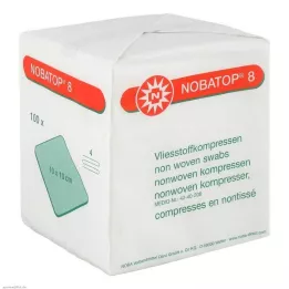 NOBATOP 8 kompressit 10x10 cm ei-steriilit, 100 kpl