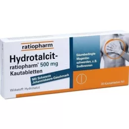 HYDROTALCIT-ratiopharm 500 mg purutabletit, 20 kpl