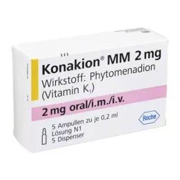 Konakion MM 2 mg liuos, 5 kpl