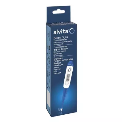 ALVITA digitaalinen kliininen lämpömittari taipuisa, 1 kpl