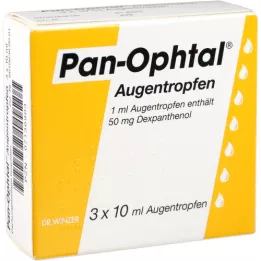 PAN OPHTAL Silmätipat, 3X10 ml