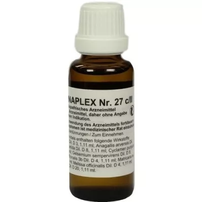 REGENAPLEX N:o 27 c/II tippaa, 30 ml