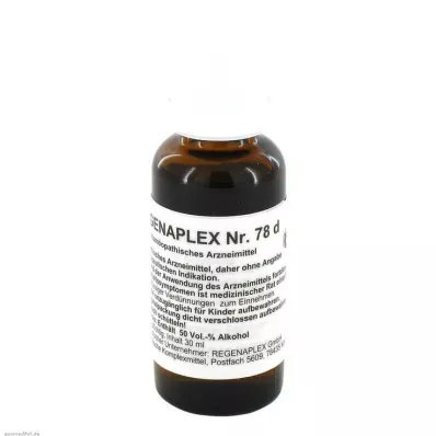 REGENAPLEX N:o 78 d tippaa, 30 ml