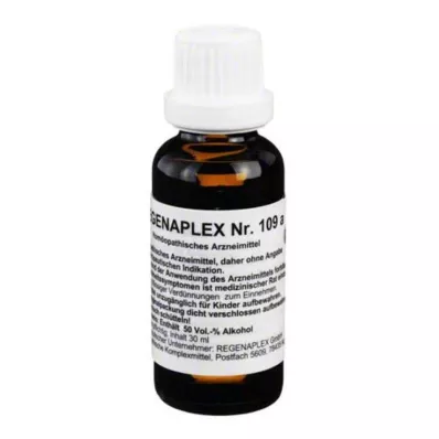 REGENAPLEX N:o 109 a tippaa, 30 ml REGENAPLEX N:o 109 a tippaa, 30 ml