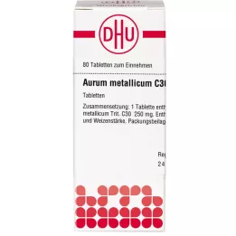 AURUM METALLICUM C 30 tablettia, 80 kpl