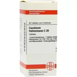 CAUSTICUM HAHNEMANNI C 30 tablettia, 80 kpl