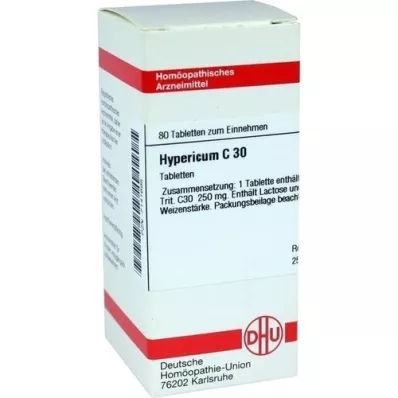 HYPERICUM C 30 tablettia, 80 kpl