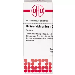 KALIUM BICHROMICUM C 30 tablettia, 80 kpl