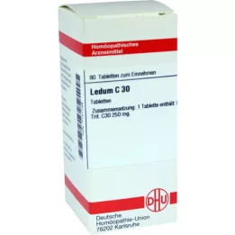 LEDUM C 30 tablettia, 80 kpl