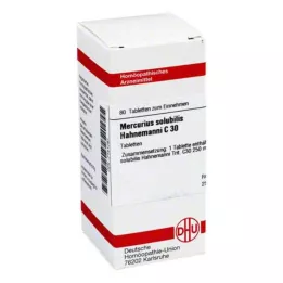 MERCURIUS SOLUBILIS Hahnemanni C 30 tablettia, 80 kpl