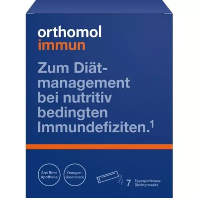 ORTHOMOL Immune Direct Granules Orange, 7 kpl