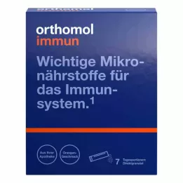 ORTHOMOL Immune Direct Granules Orange, 7 kpl