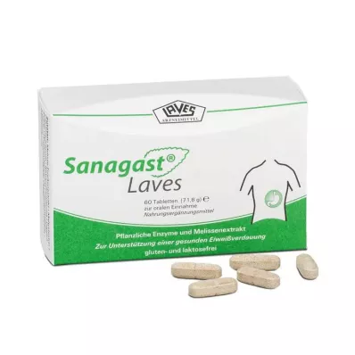 SANAGAST Laves-tabletit, 60 kpl SANAGAST Laves-tabletit, 60 kpl