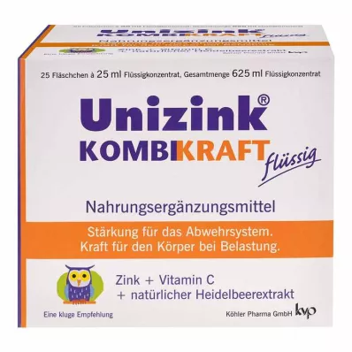 Unizink-yhdistelmäteho, 25X25 ml Unizink-yhdistelmäteho, 25X25 ml