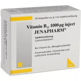 VITAMIN B12 1,000 μg Inject Jenapharm Ampullit, 10X1 ml, 10X1 ml