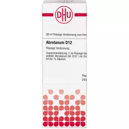 ABROTANUM D 12 Laimennus, 20 ml