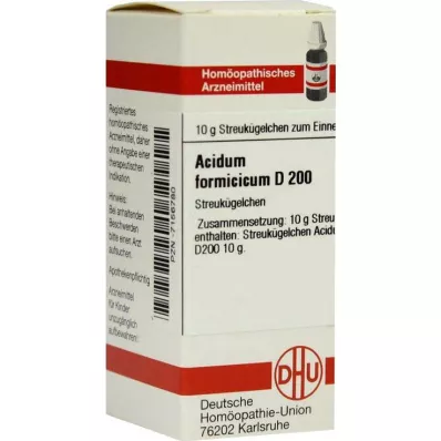 ACIDUM FORMICICUM D 200 palloa, 10 g ACIDUM FORMICICUM D 200 palloa, 10 g