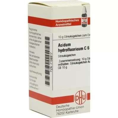 ACIDUM HYDROFLUORICUM C 6 pallot, 10 g