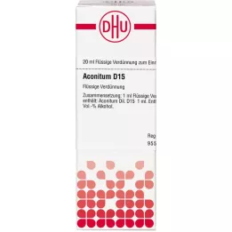 ACONITUM D 15 -laimennos, 20 ml