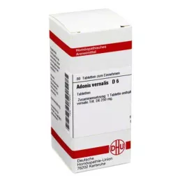 ADONIS VERNALIS D 6 tablettia, 80 kpl